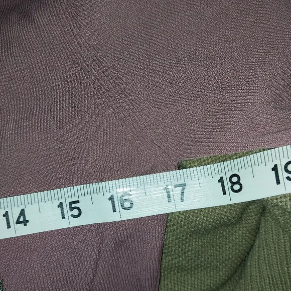 Embroidered Purple Ombre Sweater - Picture 5 of 7